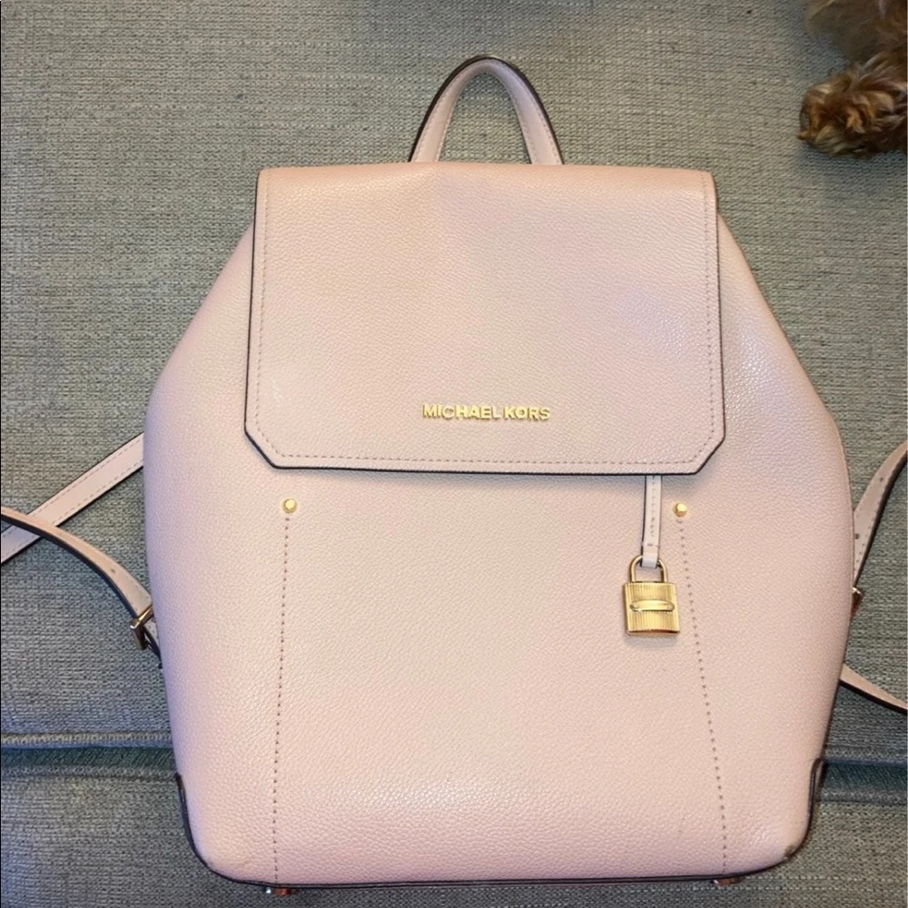 MICHAEL KORS HAYES* BACKPACK; BLUSH PINK